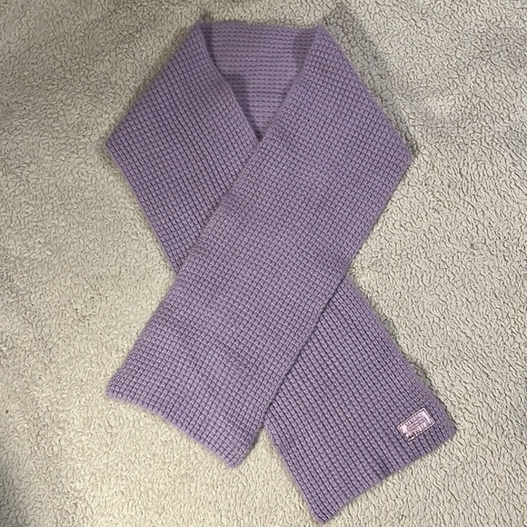 COACH wool blend knit scarf - Picture 1 of 5